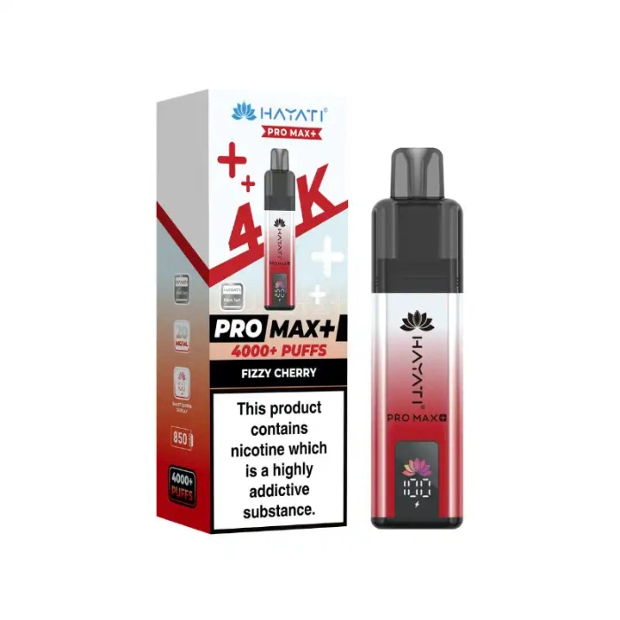 Fizzy Cherry Hayati Pro Max Plus 4K Prefilled Pod Kit